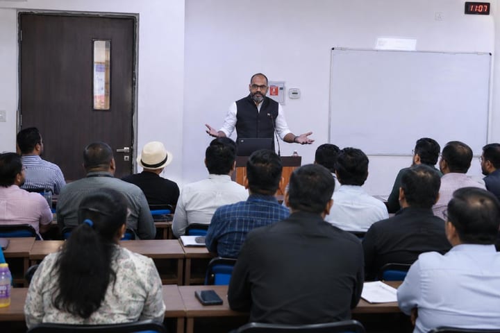 Teaching a cohort of business leaders